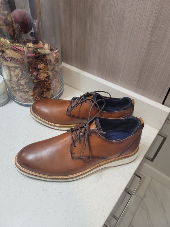 Cole Haan Grand 360 Osborn Plain Toe Oxford - Mens 10.5 British Tan Ivory New main image 9